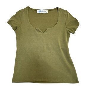 Boutique Brand Earth Tone Crop T-shirt